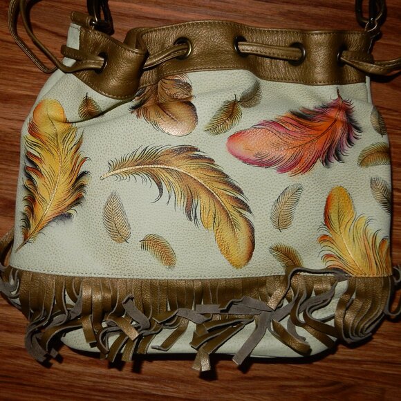 Anuschka feather purse - Picture 11 of 12